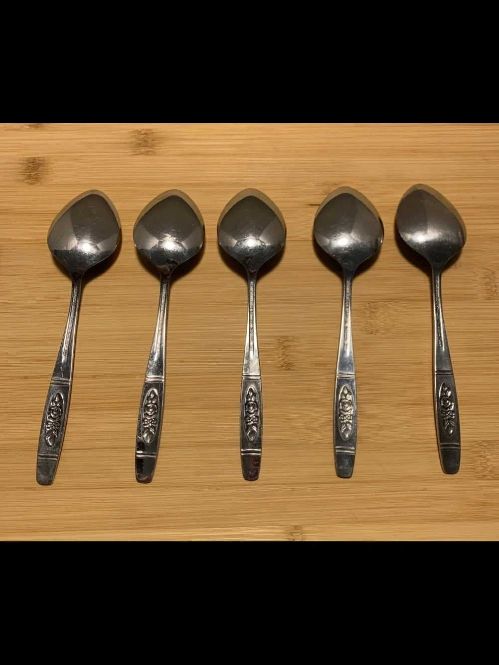 Oneida: Distinction Deluxe Stainless: Lot of 5 Table Spoons